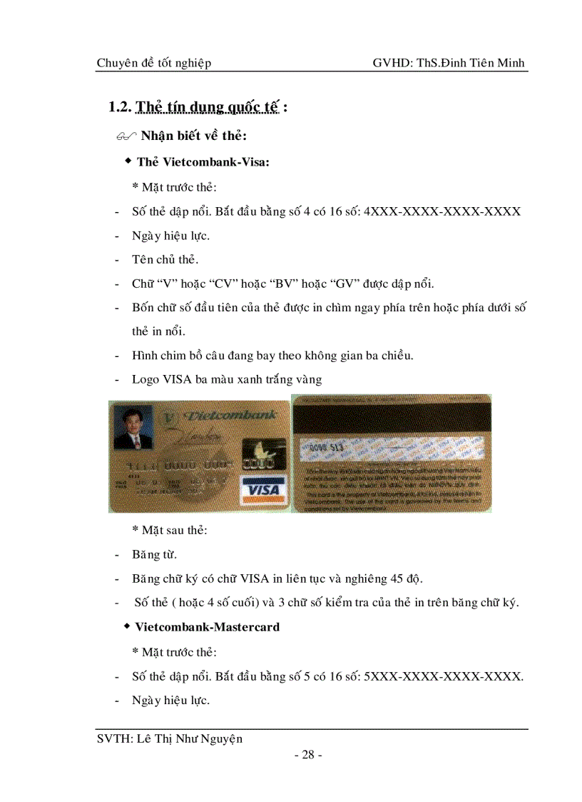 image for page Sản phẩm thẻ đặc trưng của Ngân hàng Ngoại thương Việt Nam