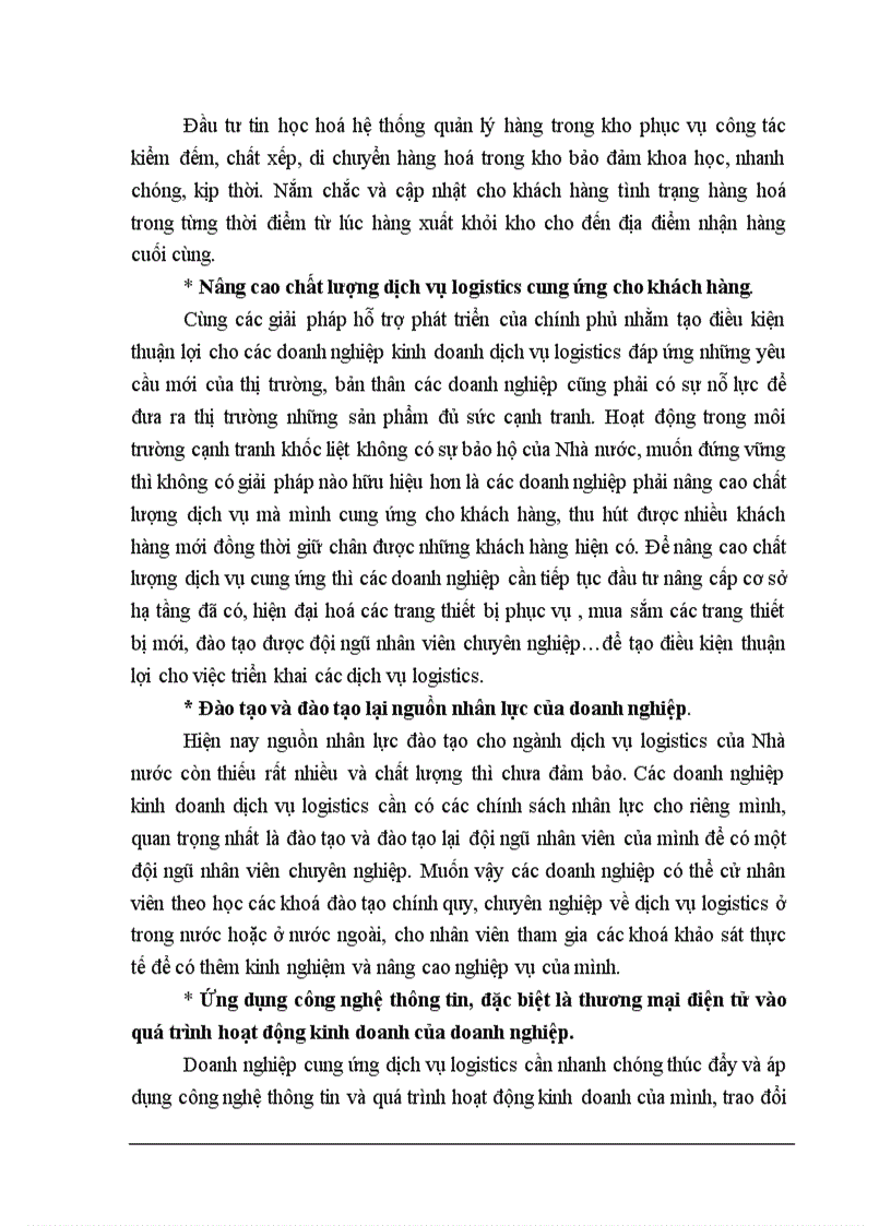image for page Biện pháp phát triển ngành dịch vụ Logistics ở VN