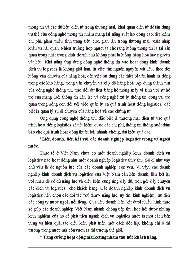 image for page Biện pháp phát triển ngành dịch vụ Logistics ở VN