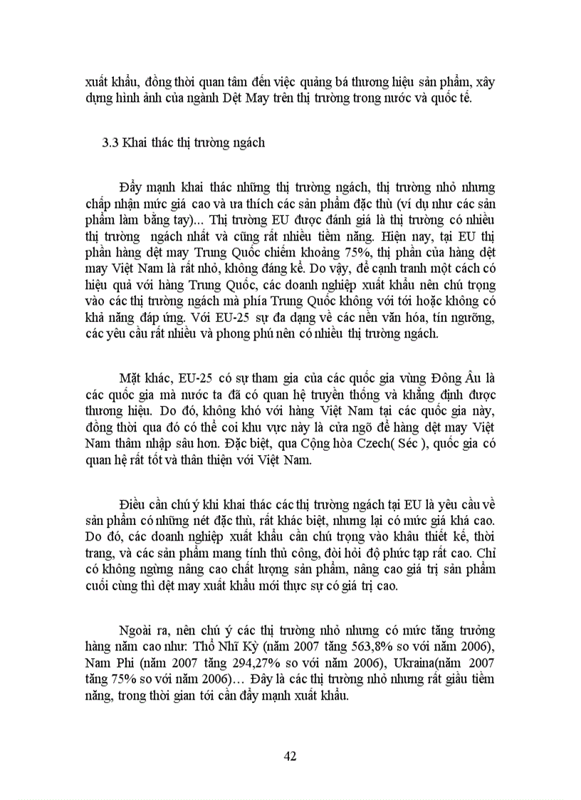 image for page Chuyển dịch cơ cấu thị trường xuất khẩu của hàng dệt may xuất khẩu của VN Thực trạng và giải pháp