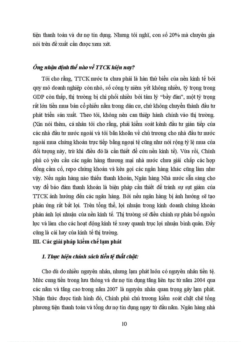 image for page Thực trạng của vấn đề lạm phát giá cả ở nước ta hiện nay Nguyên nhân và các giải pháp cơ bản để kiềm chế lạm phát