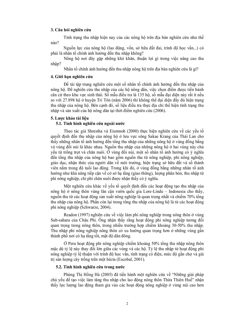 image for page Một số nhân tố chính ảnh hưởng đến thu nhập nông hộ tại huyện Tri Tôn An Giang