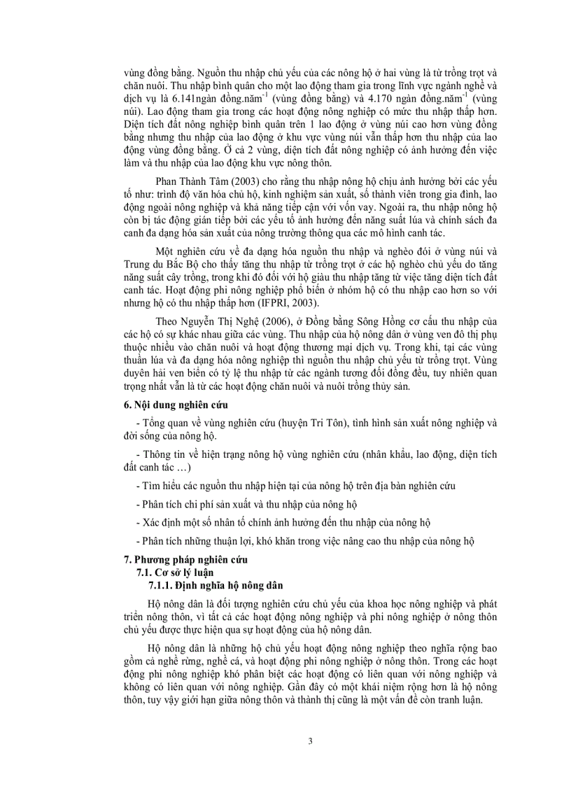image for page Một số nhân tố chính ảnh hưởng đến thu nhập nông hộ tại huyện Tri Tôn An Giang