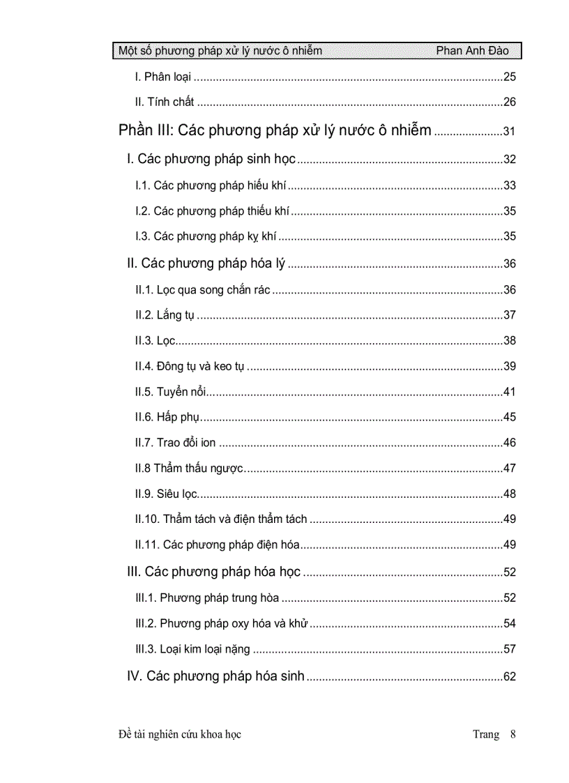image for page Một Số Phương Pháp Xử Lý Nước Ô Nhiễm