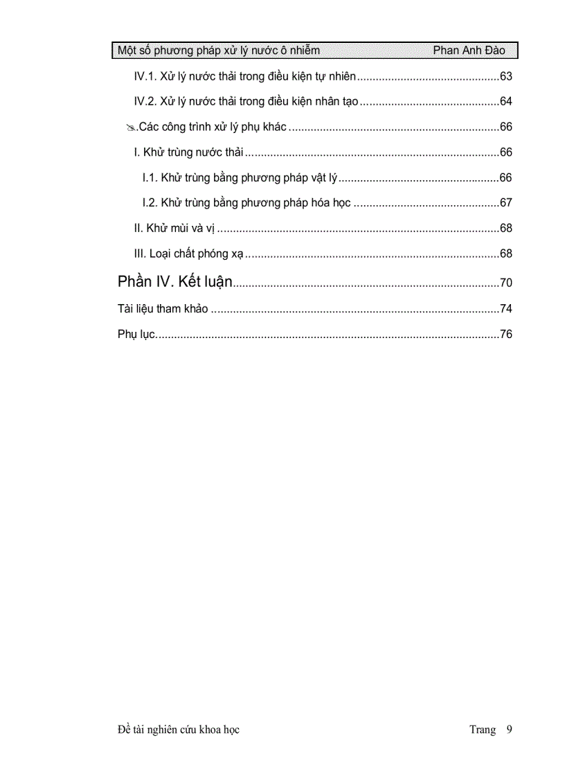 image for page Một Số Phương Pháp Xử Lý Nước Ô Nhiễm