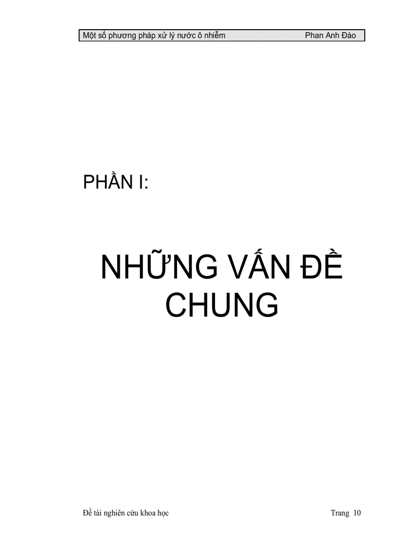 image for page Một Số Phương Pháp Xử Lý Nước Ô Nhiễm