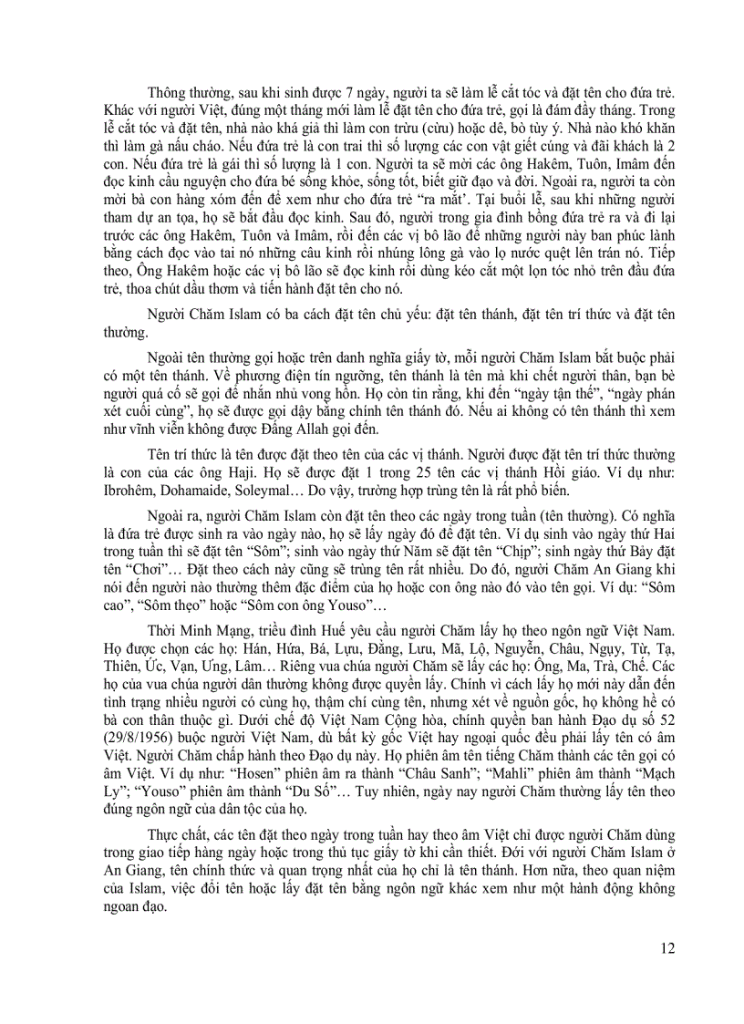 image for page Nghi lễ vòng đời của người Chăm Islam ở An Giang