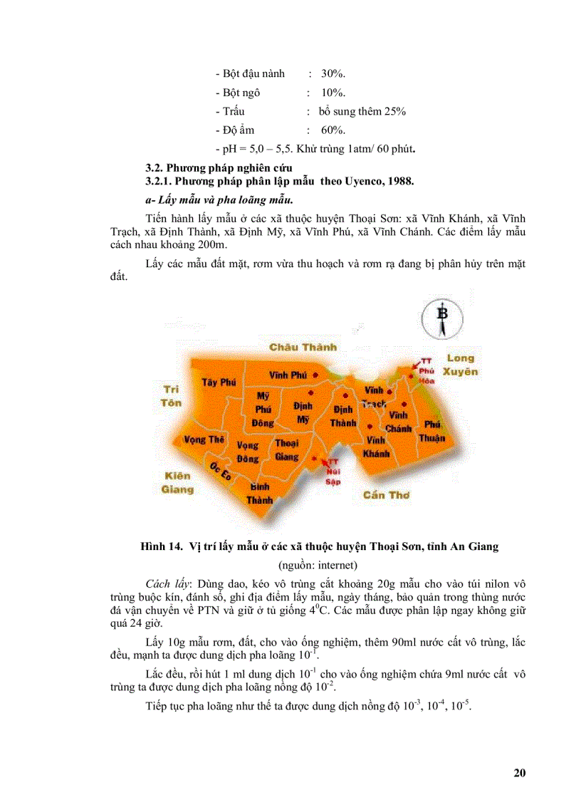 image for page Phân lập một số chủng nấm sợi có khả năng chuyển hóa rơm rạ từ lúa làm phân hữu cơ trồng trọt