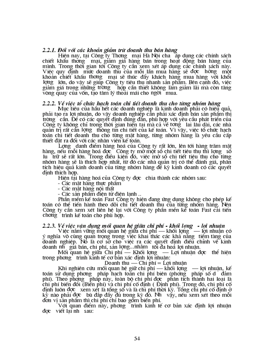 image for page Tổ chức công tác kế toán bán hàng và kết quả bán hàng tại Công ty Thương mại Hà Nội