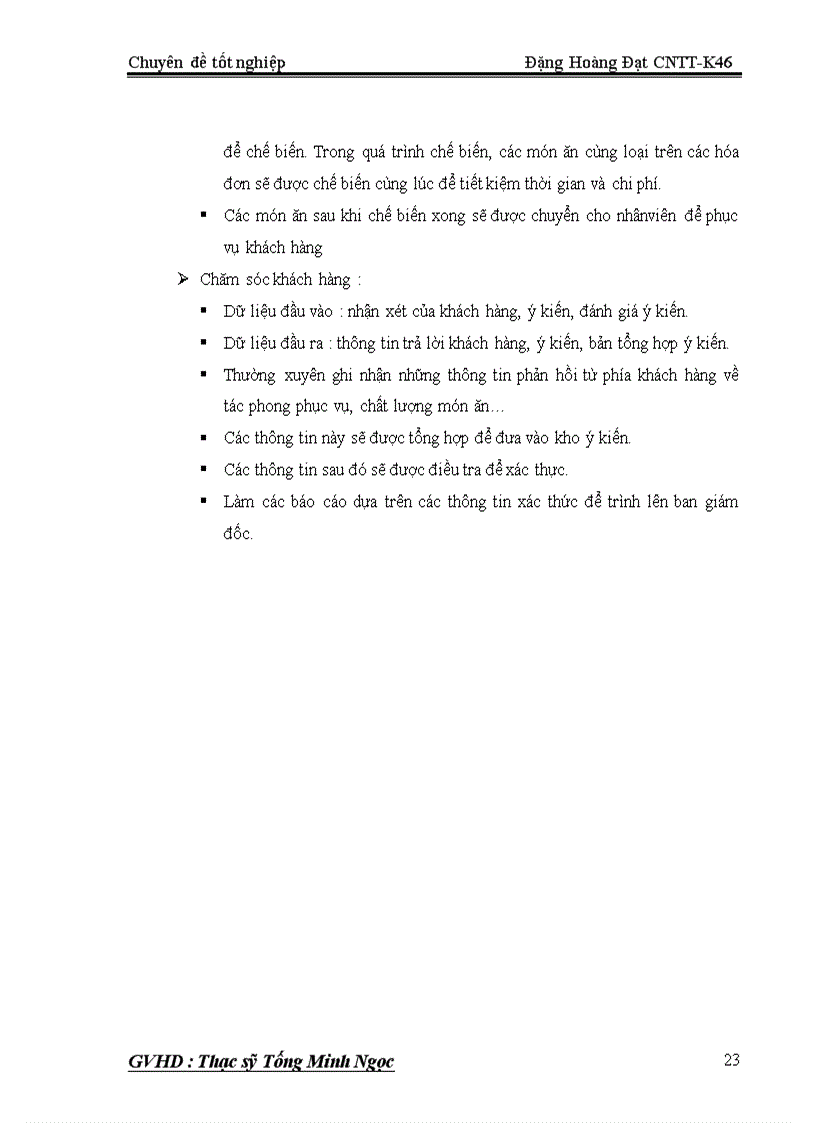 image for page Quản lý bán hàng cho hệ thống Quản lý nhà hàng