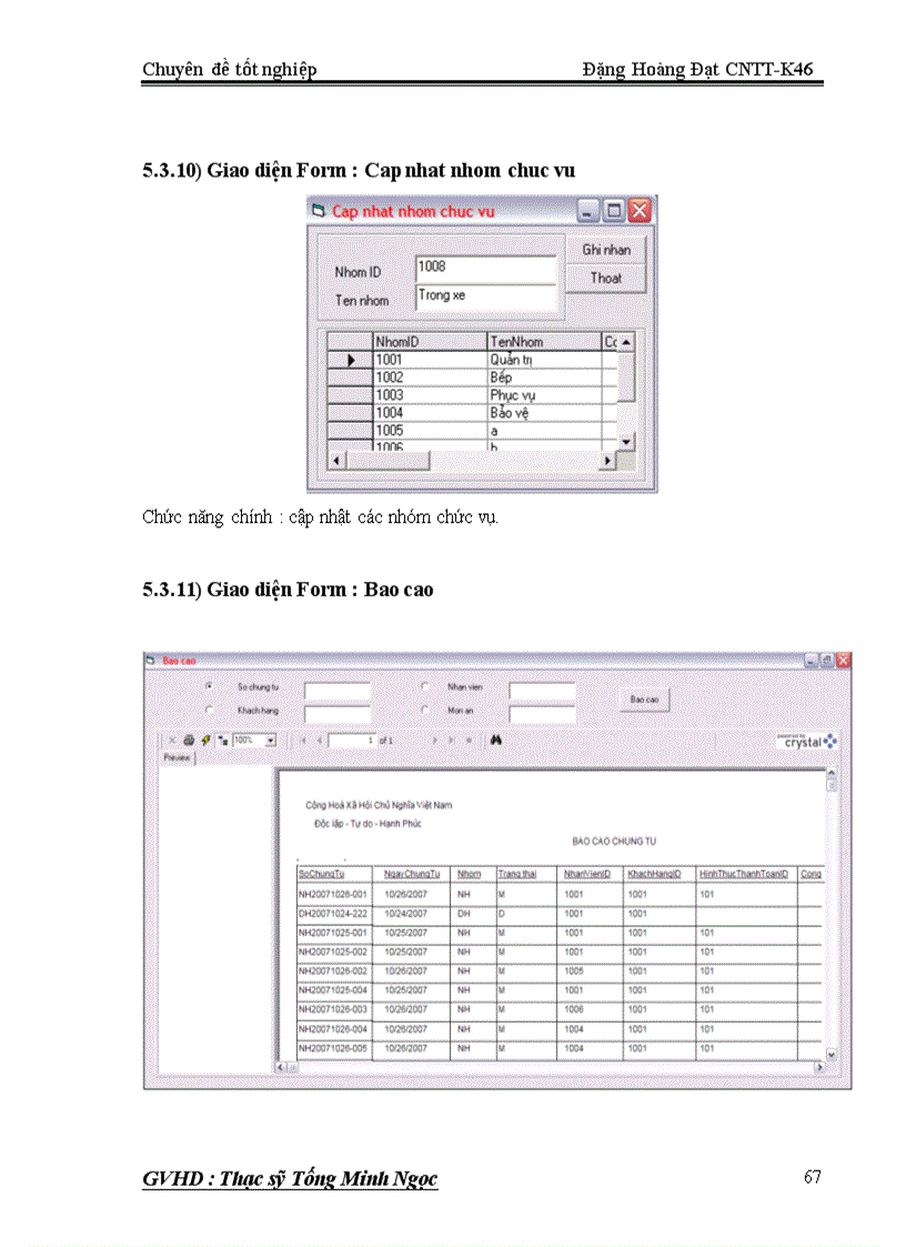 image for page Quản lý bán hàng cho hệ thống Quản lý nhà hàng