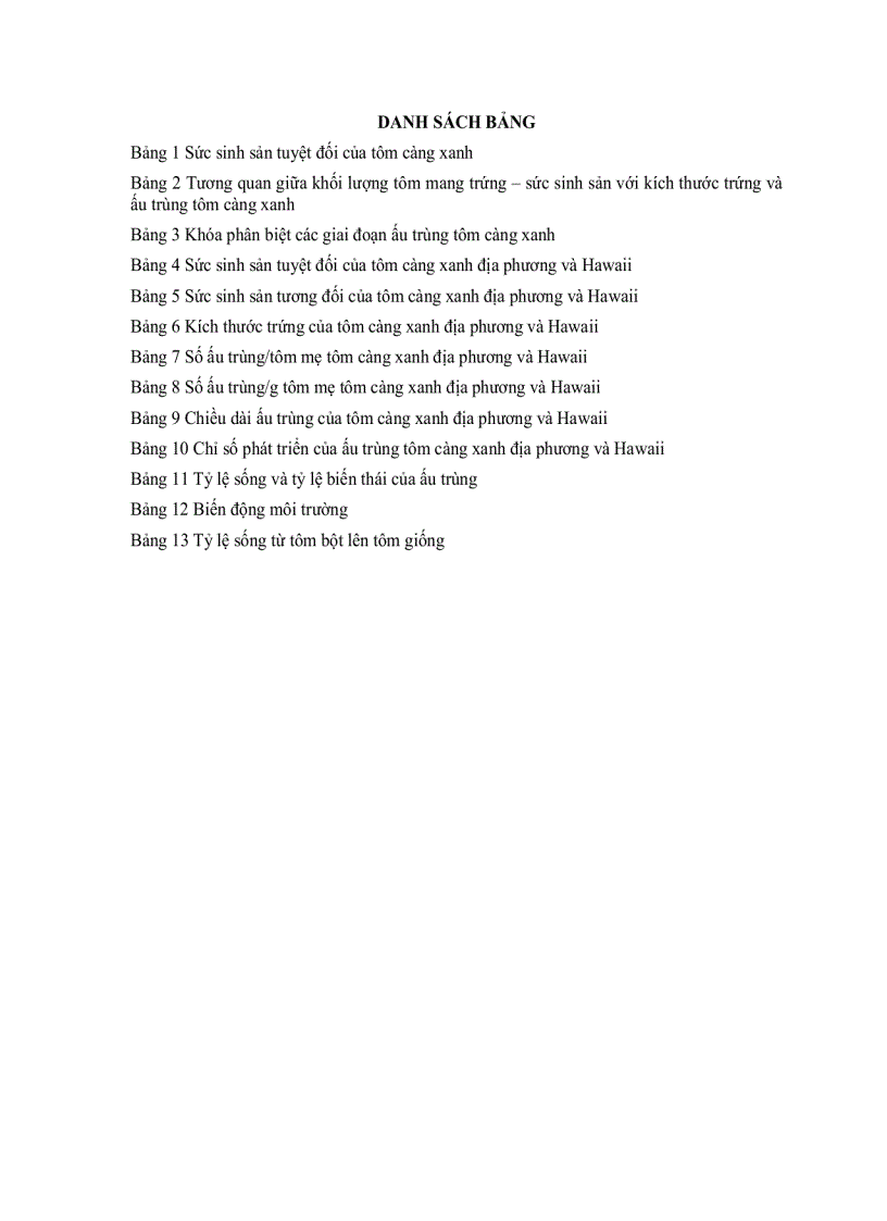 image for page So sánh sự sinh sản và phát triển của ấu trùng và hậu ấu trùng tôm càng xanh Macrobrachium rosenbergii nguồn gốc địa phương và Hawaii