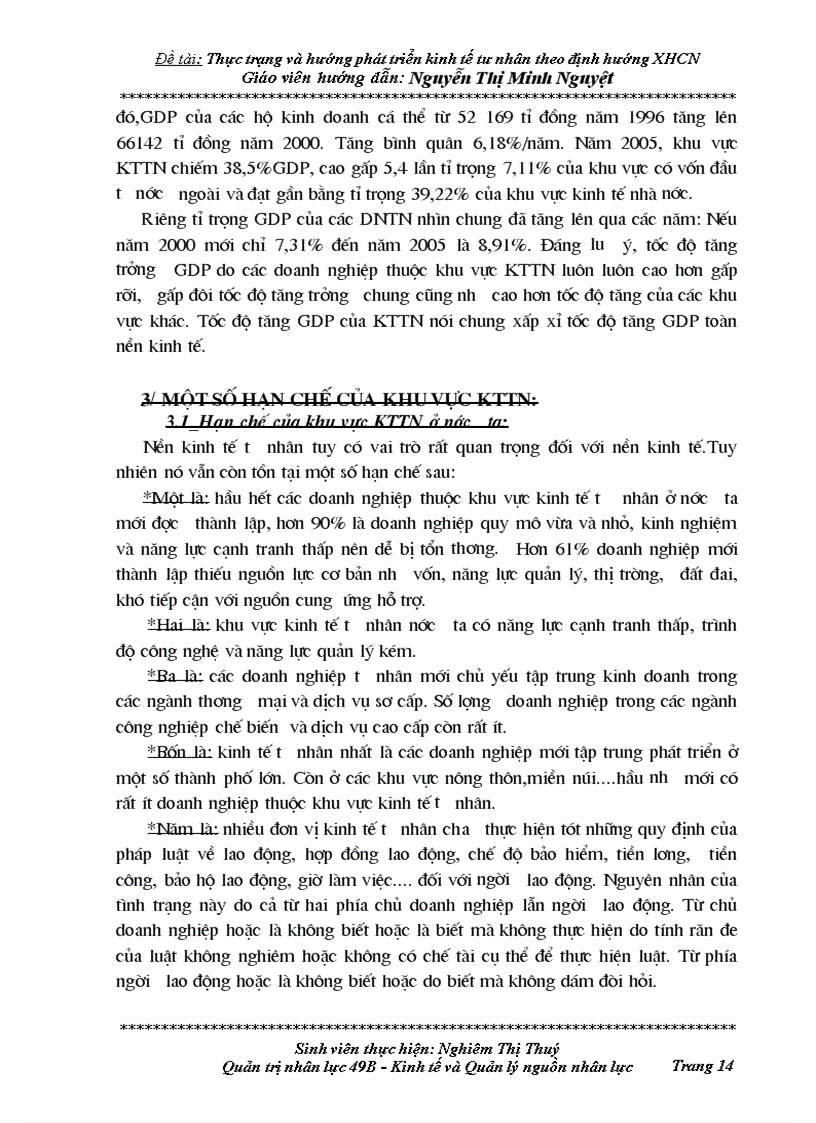 image for page Thực trạng và hướng phát triển kinh tế tư nhân theo định hướng XHCN