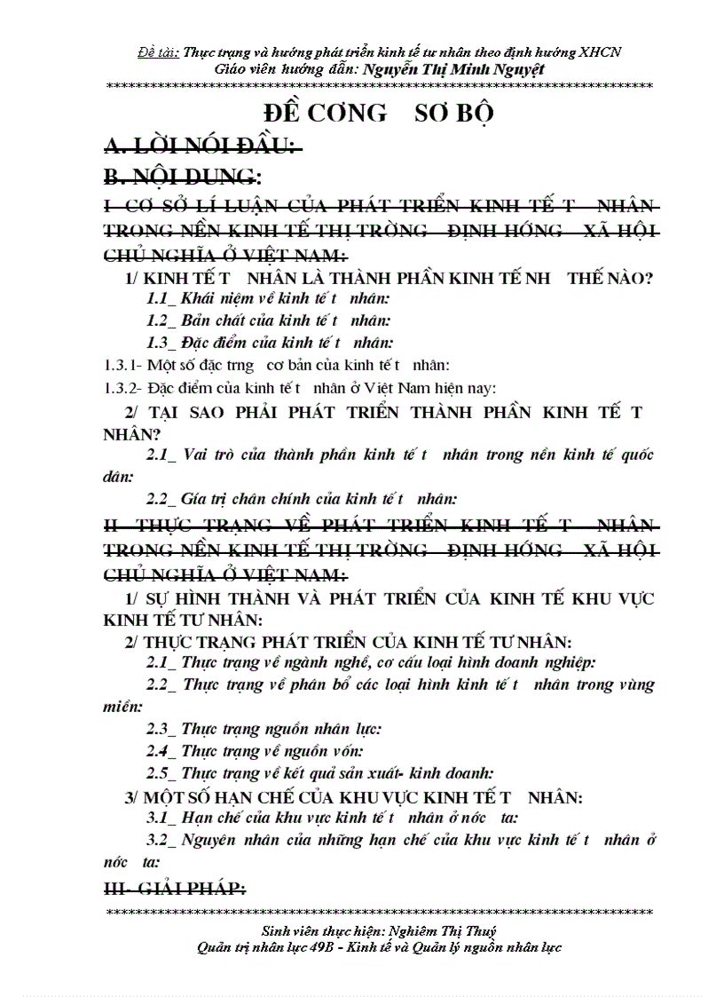 image for page Thực trạng và hướng phát triển kinh tế tư nhân theo định hướng XHCN