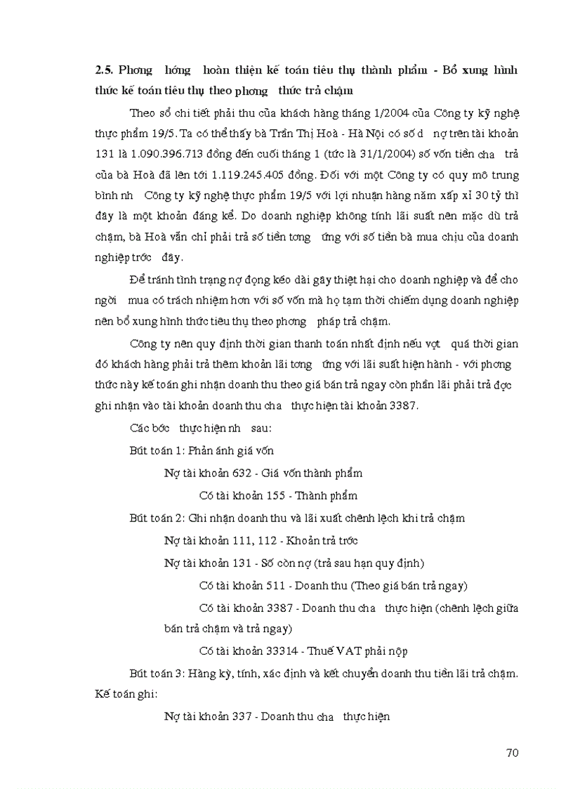 image for page Hoàn thiện kế toán thành phẩm và tiêu thụ thành phẩm tại Công ty kỹ nghệ thực phẩm 19 5