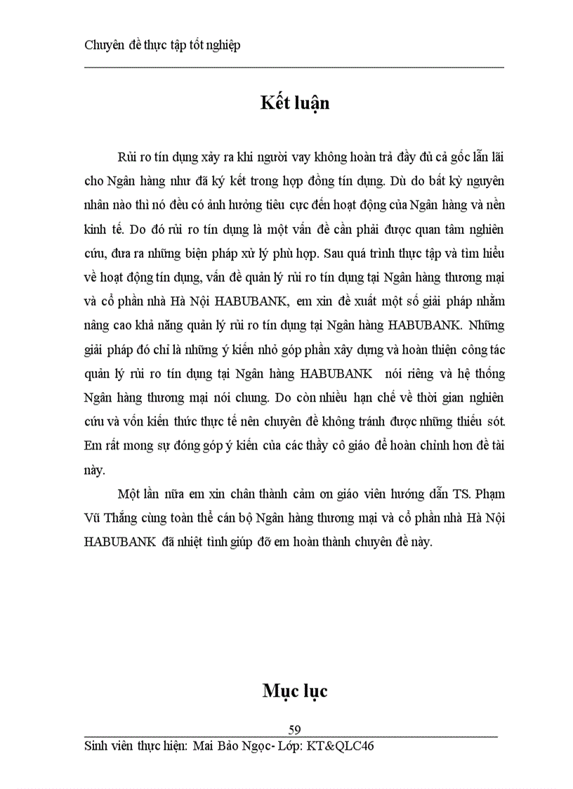 image for page 1số giải pháp quản lý rủi ro tín dụng ở ngân hàng NHTMCP Nhà HN HabuBank