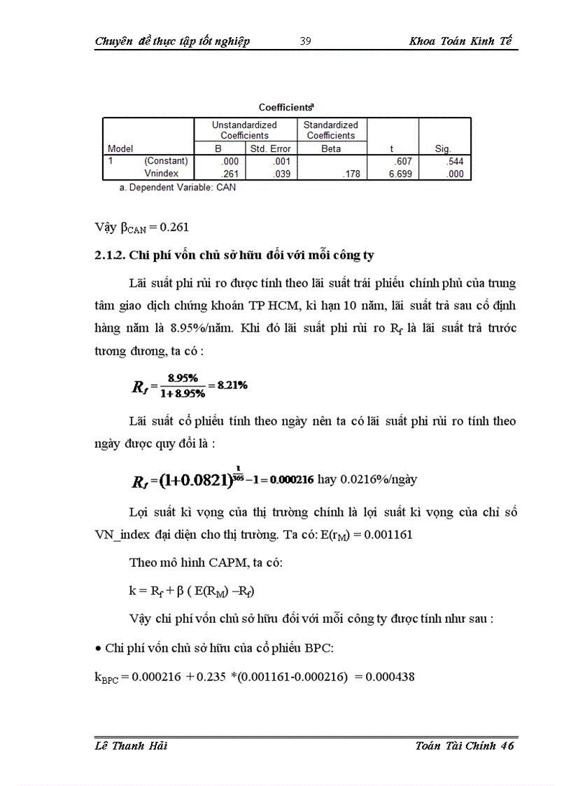 image for page Sử dụng 1 số hệ số tài chính trong định giá cổ phiếu trên thị trường chứng khoán VN