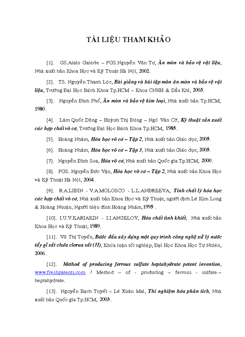 image for page Nghiên Cứu Xử Lý Rỉ Trên Bề Mặ Kim Loại Và Các Hợp Kim Của Sắt