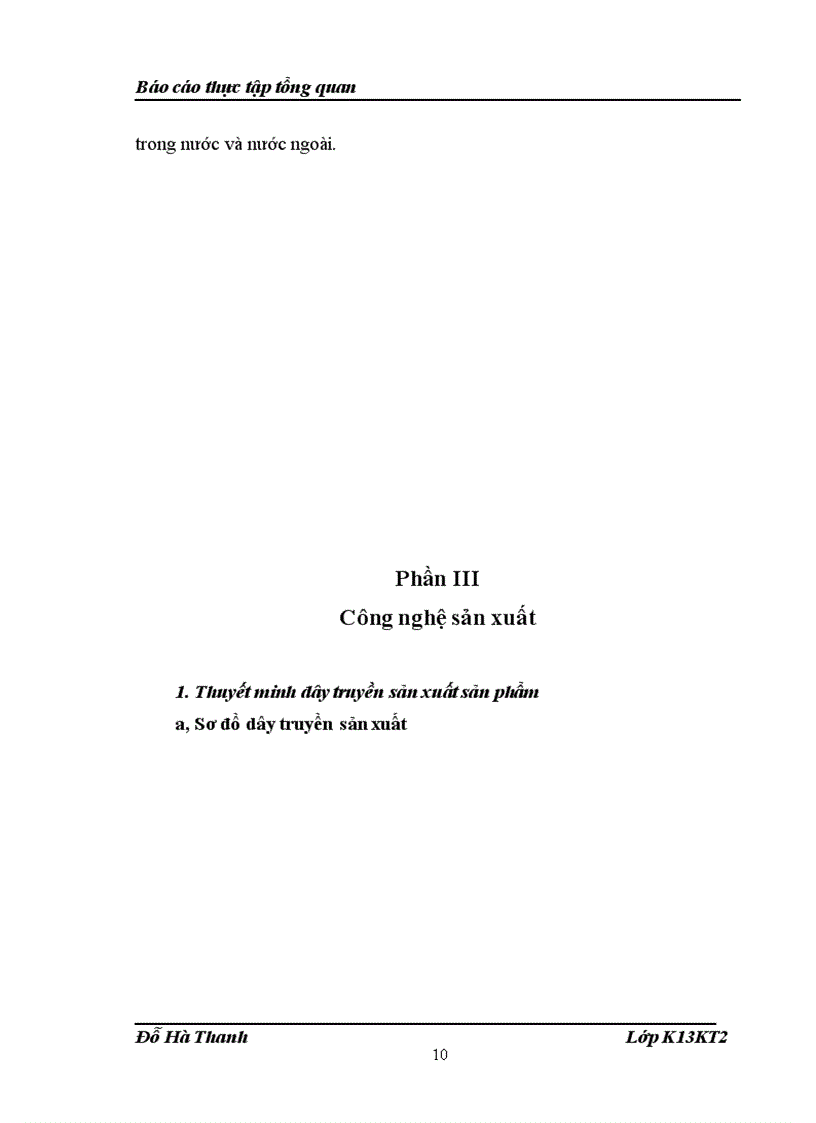 image for page Báo có thực tập tại Công ty cổ phần may 19 Bộ quốc phòng