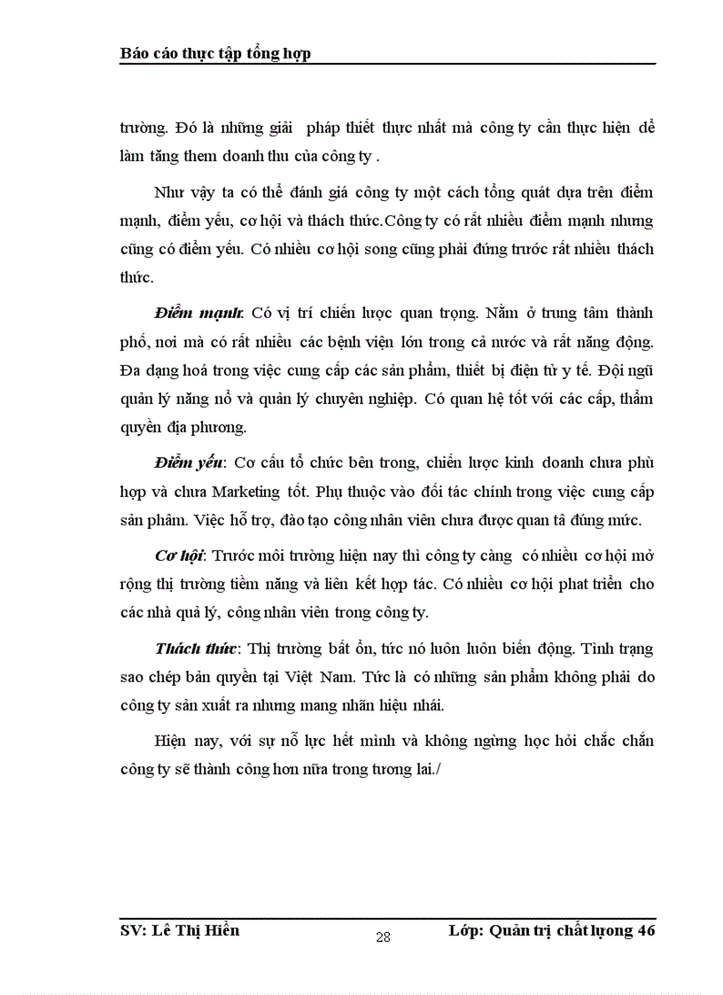 image for page Báo cáo tổng hợp tại Công ty điện tử Đống Đa