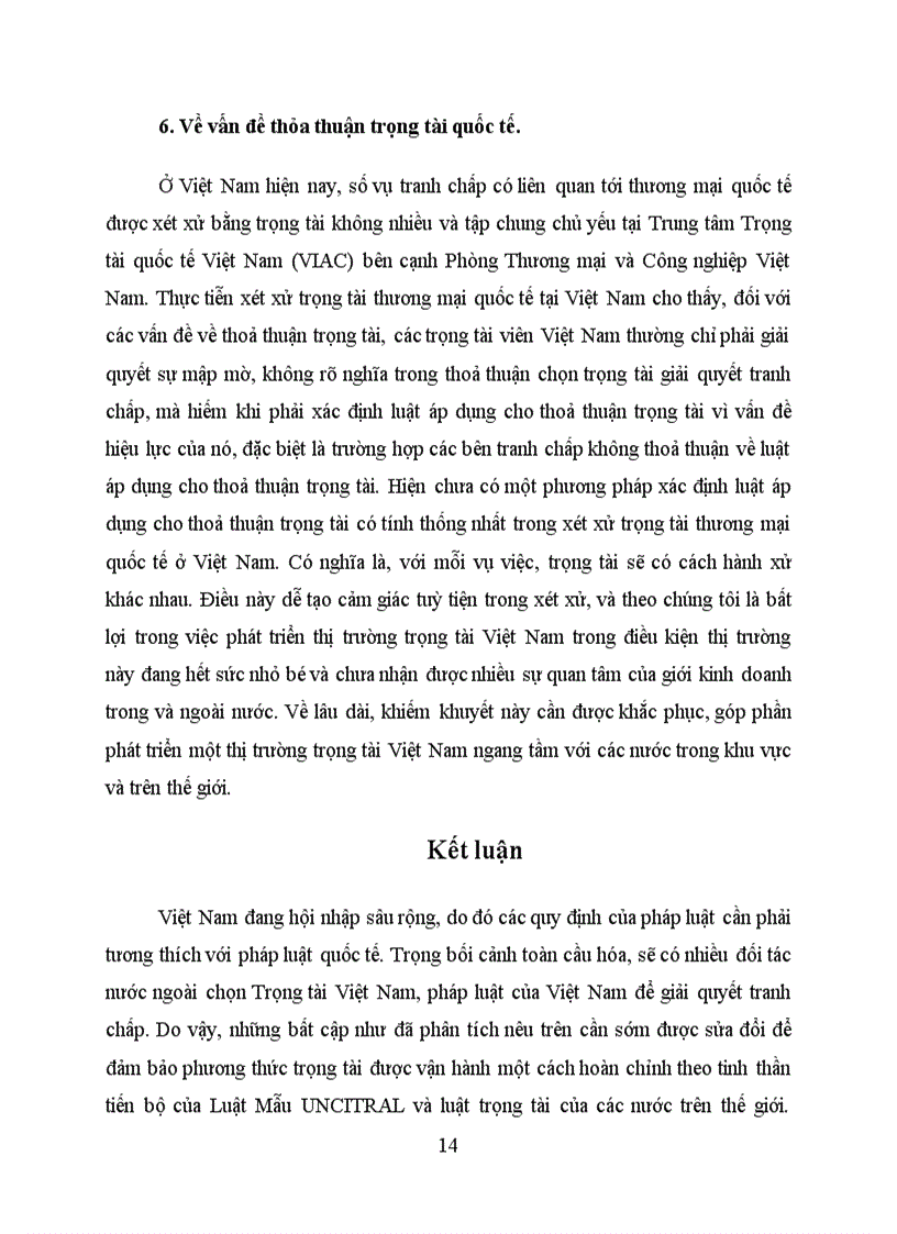 image for page Bình luận quy định về thỏa thuận trọng tài trong Pháp lệnh trọng tài thương mại 2003
