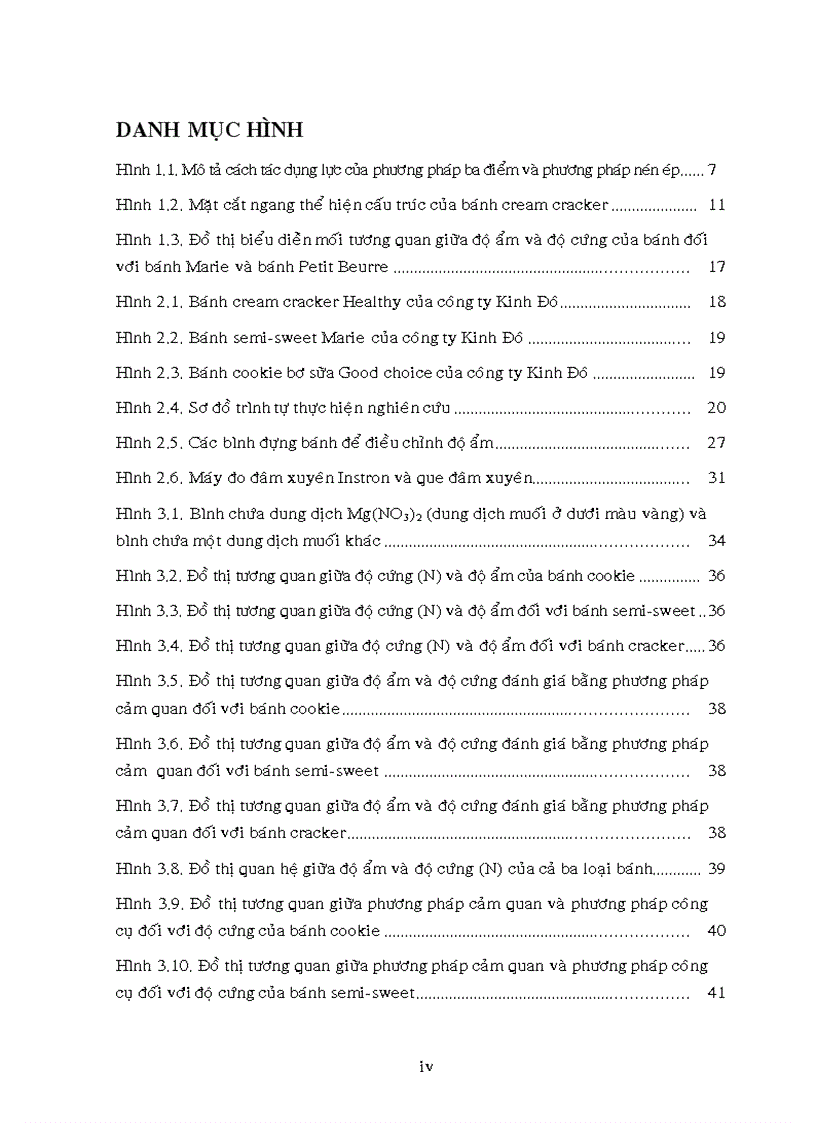 image for page Mối tuơng quan giữa phuơng pháp phân tích bằng thiết bị và phân tích bằng cảm quan trong phân tích độ cứng của sản phẩm bánh BISCUIT