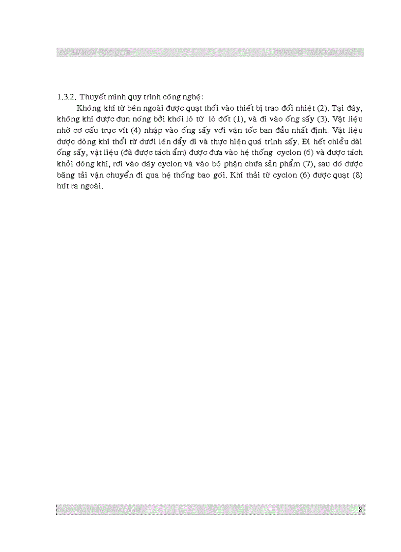 image for page Thiết kế hệ thống Sấy phun dùng cho CaCO3