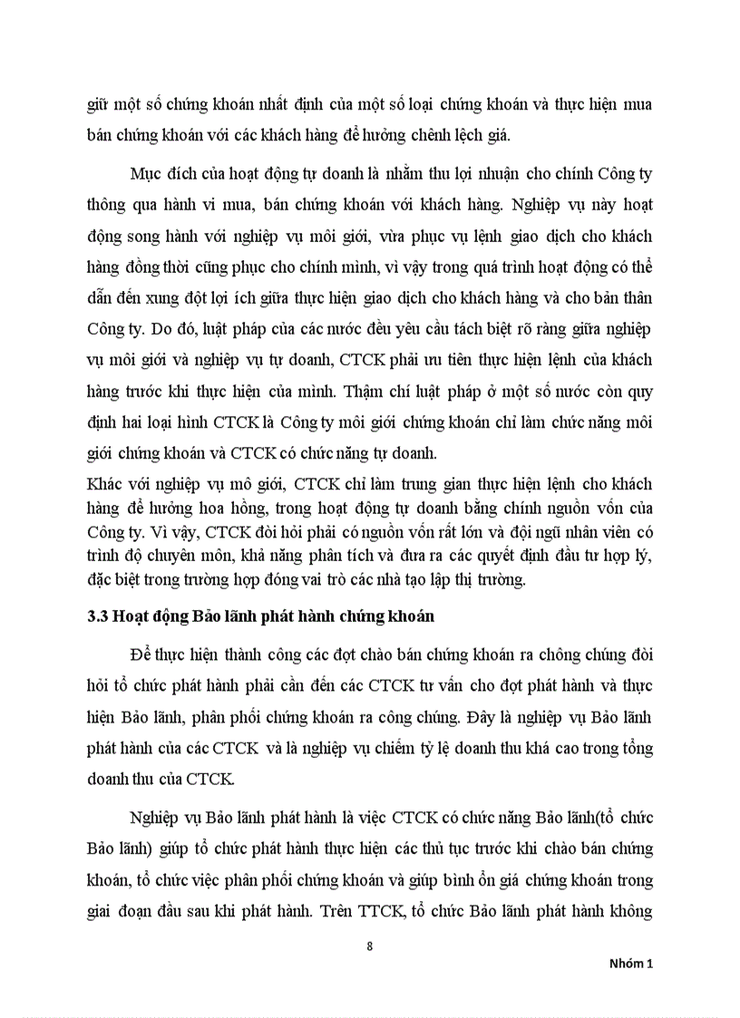 image for page Các nghiệp vụ kinh doanh tại công ty chứng khoán fpt