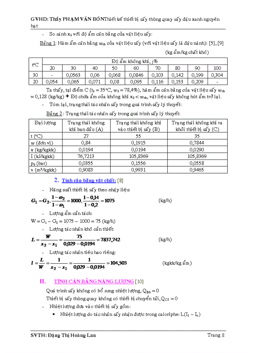image for page Thiết kế hệ thống Sấy thùng quay sấy đậu xanh nguyên hạt