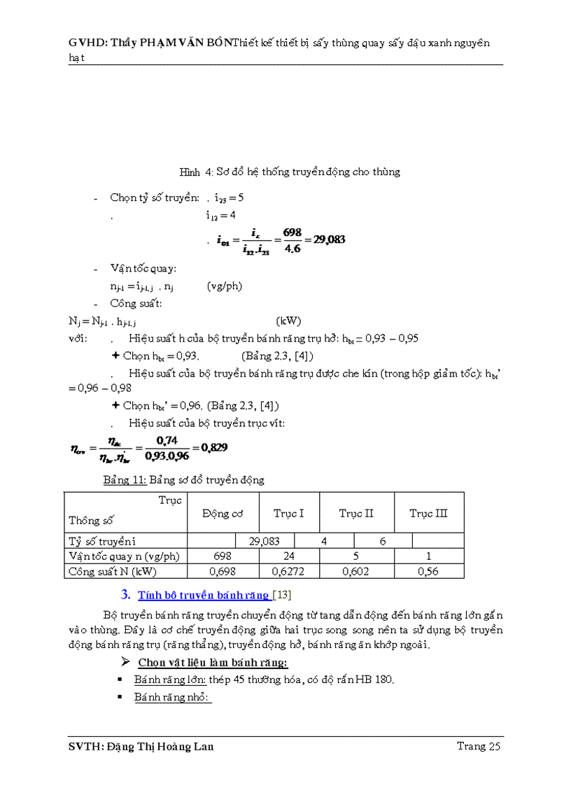 image for page Thiết kế hệ thống Sấy thùng quay sấy đậu xanh nguyên hạt