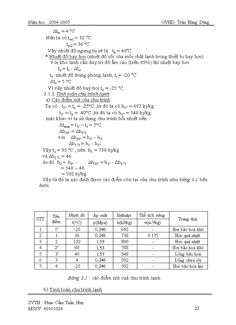 image for page Thiết Kế Hệ Thống Lạnh Bảo Quản Cá FILLET