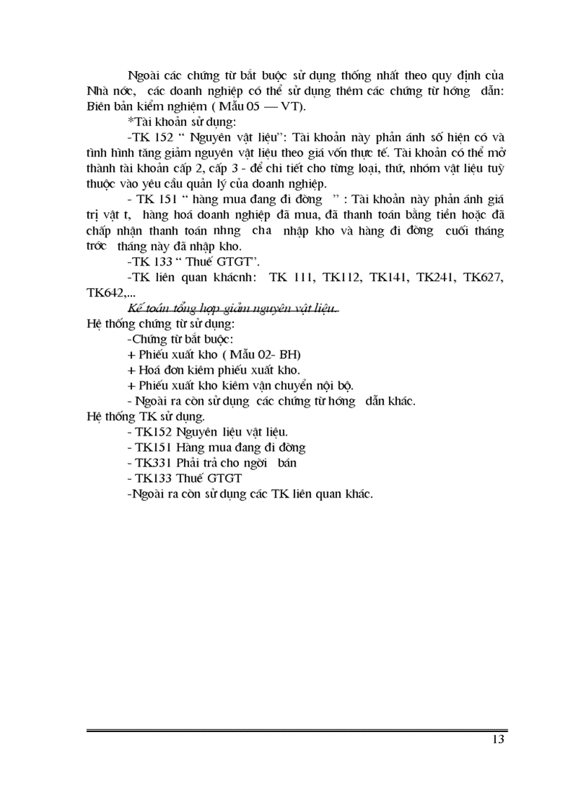 image for page Tổ chức công tác kế toán nguyên vật liệu của Công ty xây dựng số 9 Hà Nội