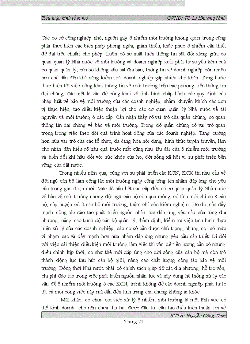 image for page Thực trạng ô nhiễm môi trường tại các Khu công nghiệp Khu chế xuất ở Việt Nam nhìn từ lý thuyết trò chơi