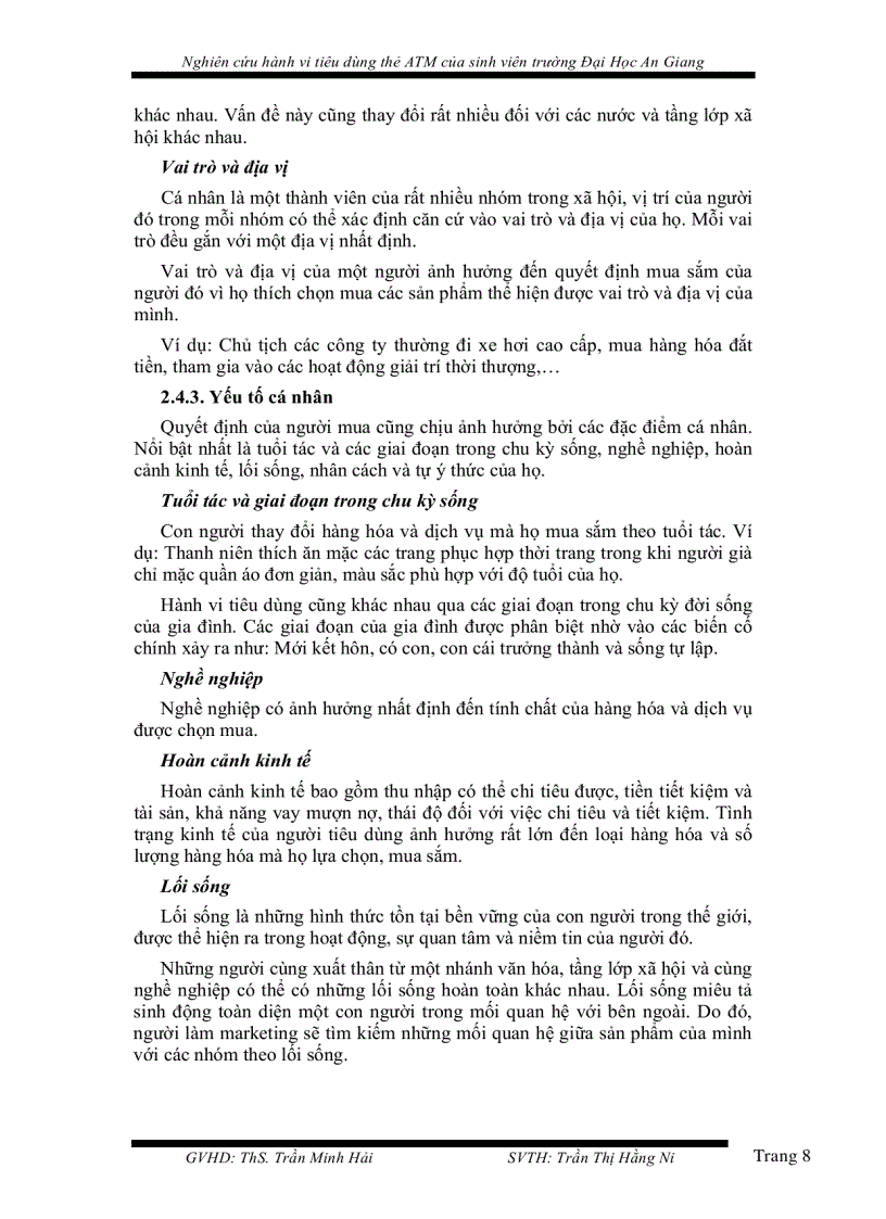 image for page Nghiên cứu hành vi tiêu dùng thẻ ATM của sinh viên trường Đại học An Giang
