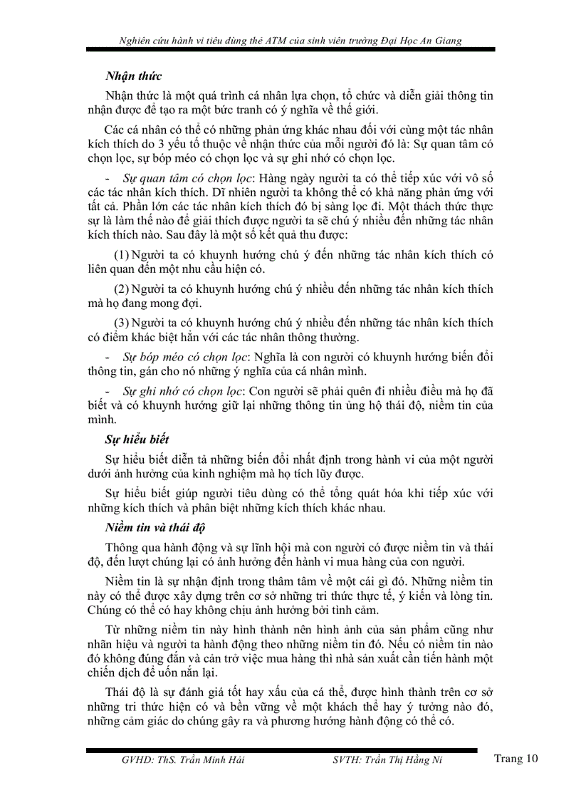 image for page Nghiên cứu hành vi tiêu dùng thẻ ATM của sinh viên trường Đại học An Giang