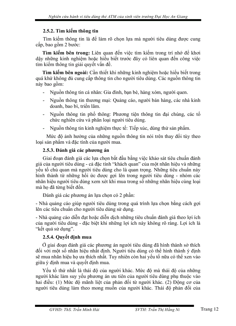 image for page Nghiên cứu hành vi tiêu dùng thẻ ATM của sinh viên trường Đại học An Giang