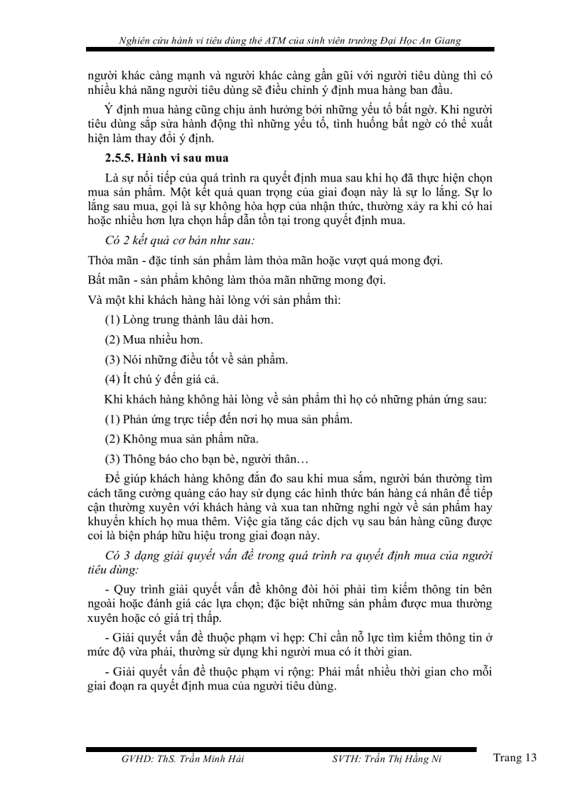 image for page Nghiên cứu hành vi tiêu dùng thẻ ATM của sinh viên trường Đại học An Giang