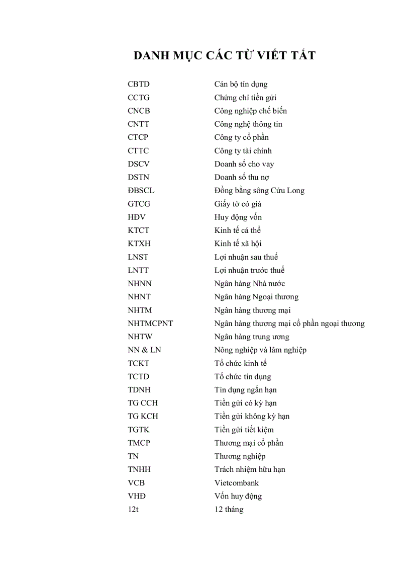 image for page Phân tích chính sách huy động vốn và cho vay ngắn hạn tại ngân hàng Ngoại Thương chi nhánh tỉnh An Giang