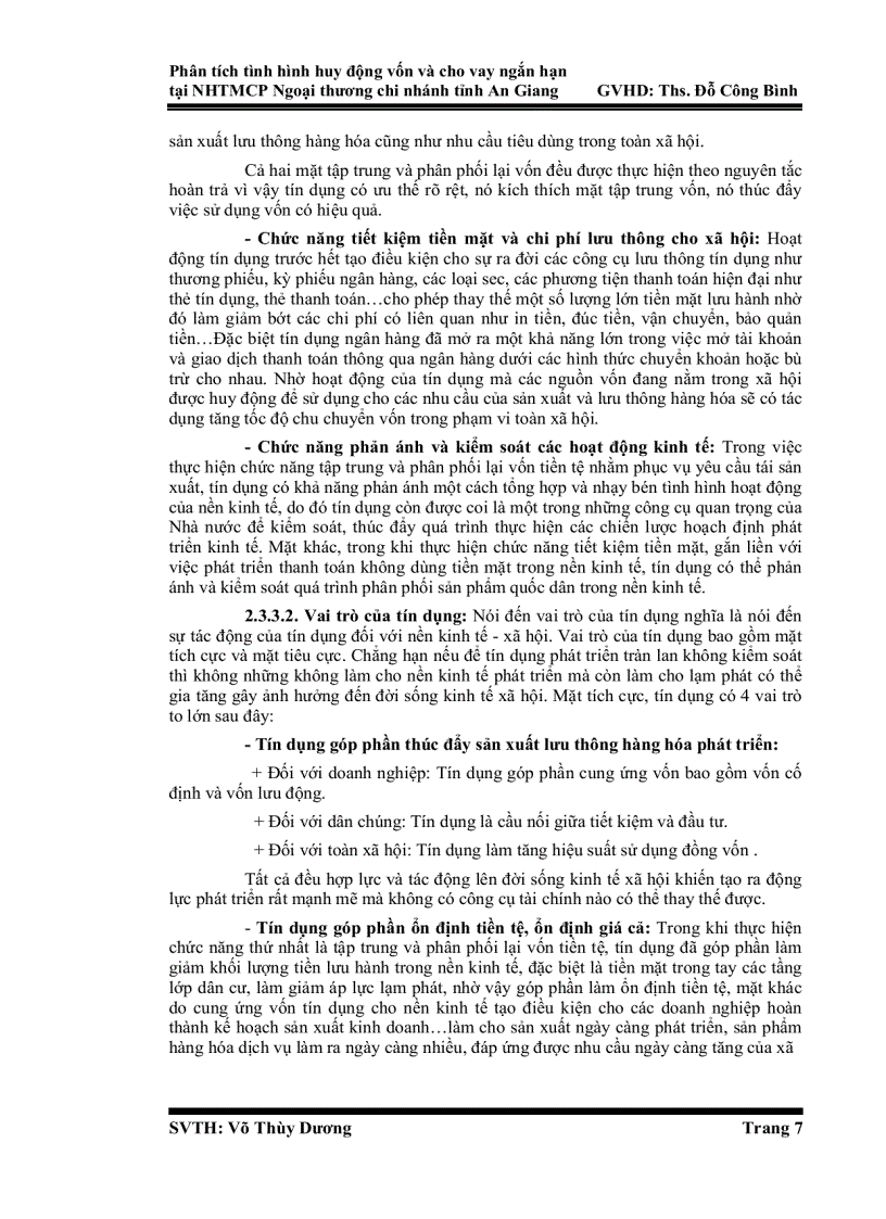 image for page Phân tích chính sách huy động vốn và cho vay ngắn hạn tại ngân hàng Ngoại Thương chi nhánh tỉnh An Giang