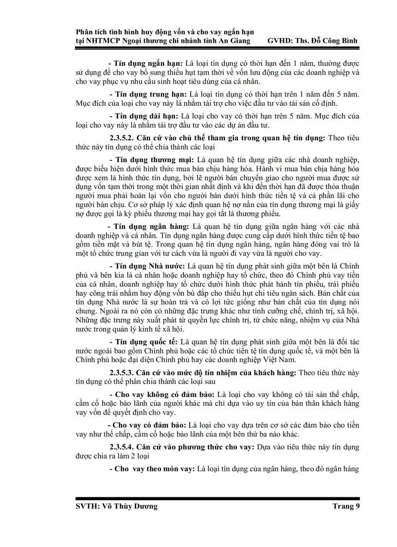 image for page Phân tích chính sách huy động vốn và cho vay ngắn hạn tại ngân hàng Ngoại Thương chi nhánh tỉnh An Giang