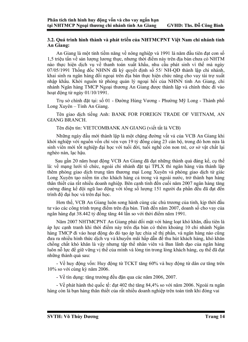 image for page Phân tích chính sách huy động vốn và cho vay ngắn hạn tại ngân hàng Ngoại Thương chi nhánh tỉnh An Giang