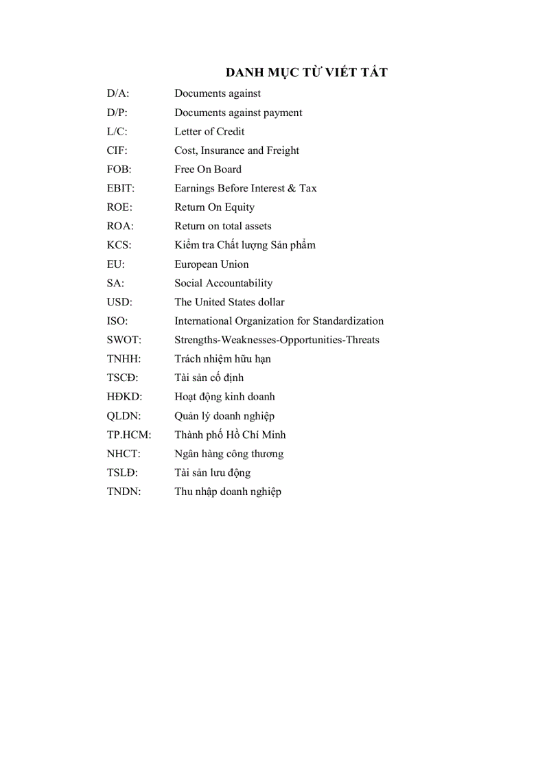 image for page Phân tích hiệu quả hoạt động kinh doanh của công ty Trách nhiệm hữu hạn may xuất khẩu Việt Hồng