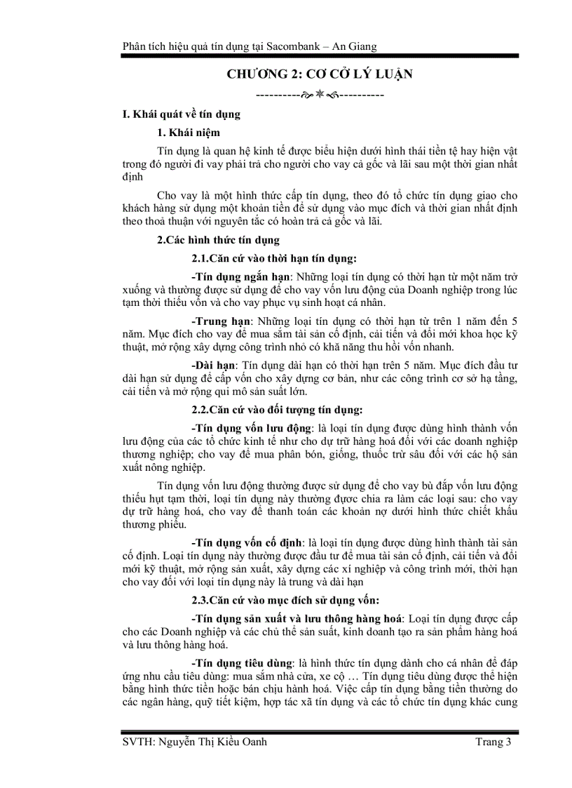 image for page Phân tích hiệu quả tín dụng tại Sacombank chi nhánh An Giang