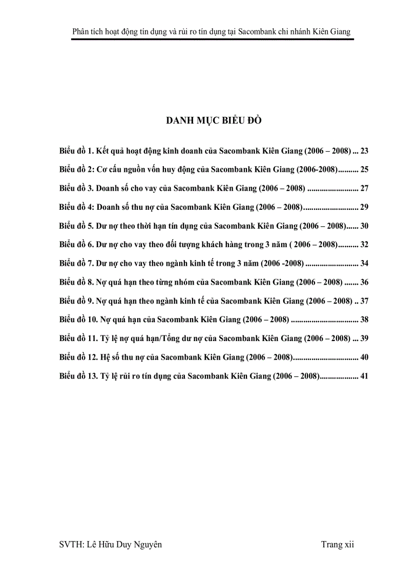 image for page Phân tích hoạt động tín dụng và rủi ro tín dụng tại Sacombank Chi nhánh Kiên Giang