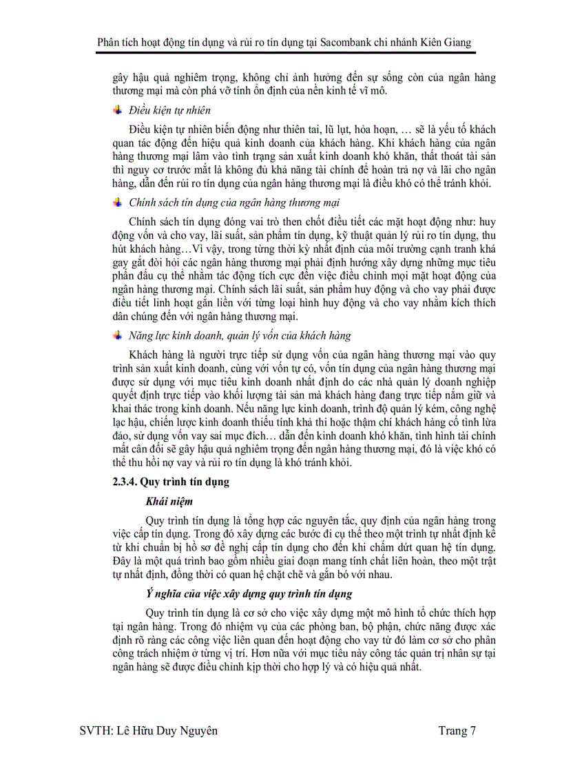 image for page Phân tích hoạt động tín dụng và rủi ro tín dụng tại Sacombank Chi nhánh Kiên Giang