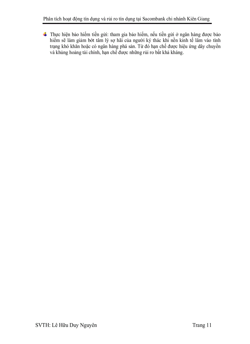 image for page Phân tích hoạt động tín dụng và rủi ro tín dụng tại Sacombank Chi nhánh Kiên Giang