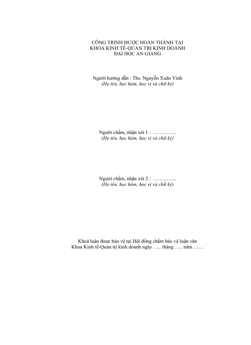 image for page Phân tích nghiệp vụ tín dụng sản xuất nông nghiệp ở Ngân hàng Nông nghiệp và Phát triển nông thôn huyện Phú Tân tỉnh An Giang