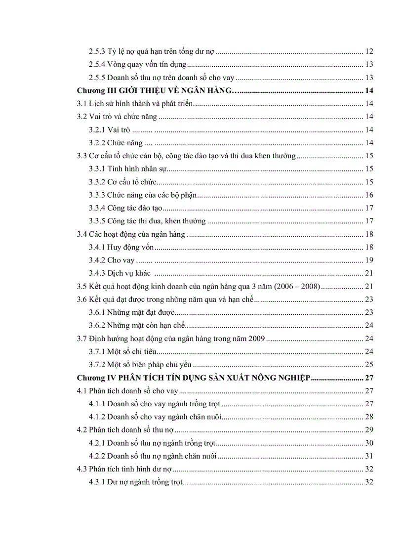 image for page Phân tích nghiệp vụ tín dụng sản xuất nông nghiệp ở Ngân hàng Nông nghiệp và Phát triển nông thôn huyện Phú Tân tỉnh An Giang