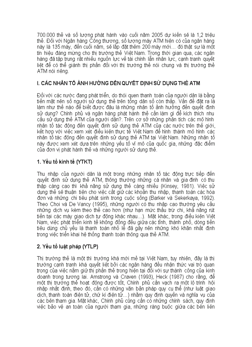 image for page Mô hình nghiên cứu những nhân tố ảnh hương đến ý định và quyết định sử dụng thẻ ATM tại Việt Nam