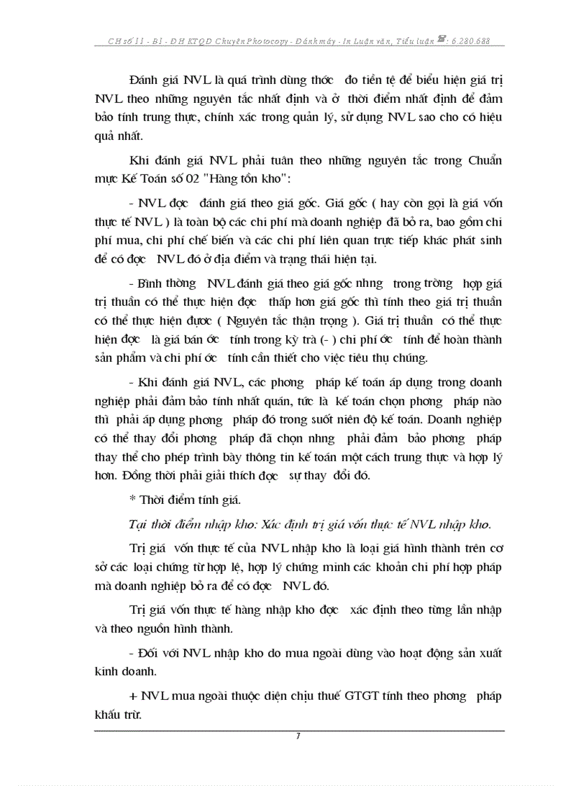 image for page Kế toán nguyên vật liệu tại Công ty CP may Thăng Long